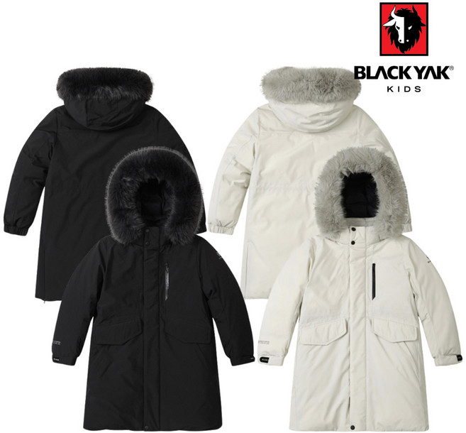 블랙야크키즈 패딩 덕다운 히말아야 구스 다운 롱패딩 점퍼 자켓