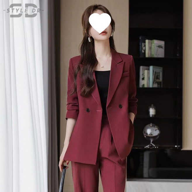 스타일닥터 여성 직업용 정장 세트 캐주얼 스타일 투피스