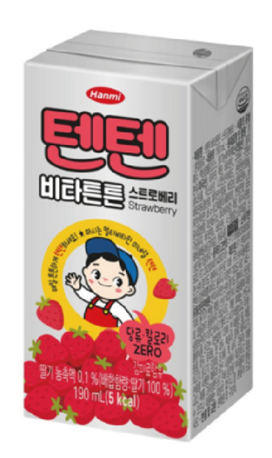텐텐 비타튼튼 스트로베리 주스, 24개, 190ml