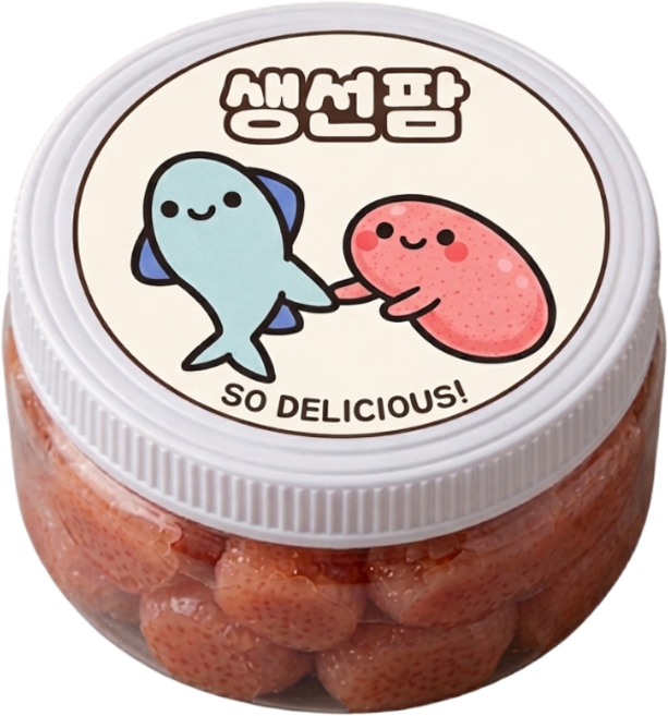 젓갈 500g 4종 오징어 낙지 창란 명란 젓갈 생선팜 밥반찬, 명란 500g