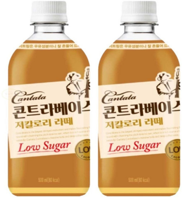 Cantata 콘트라베이스 라떼 500ml x 24PET