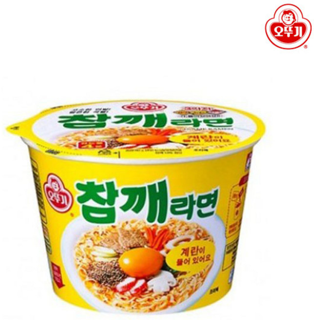 오뚜기 참깨 컵라면 110g, 10개