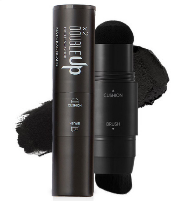 더블업 헤어라인 커버스틱, 1개, 내추럴블랙