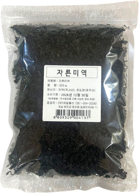 최고집 자른미역 500g (업소용 대용량), 1개