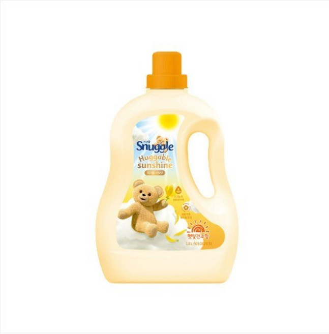 스너글 섬유유연제 햇빛건조향 허거블 선샤인 본품, 1.8L, 1개