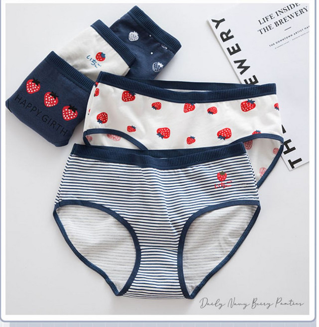 쇼핑모먼트 1+1 5종셋트 매일매일 꺼내입는 데일리 네이비 베리팬티