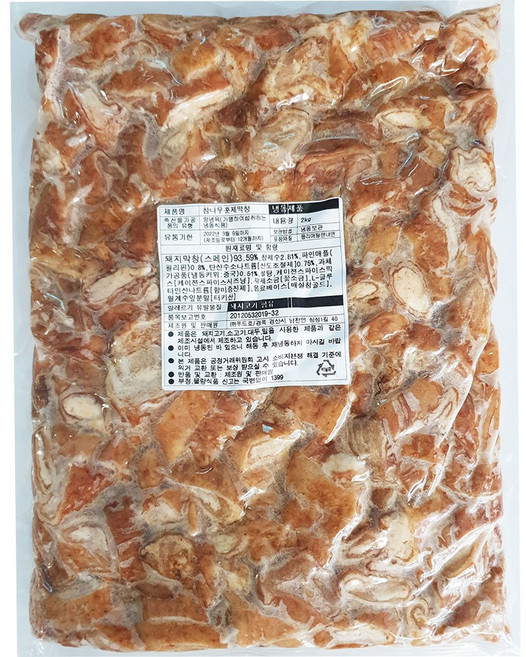 늘솜 과일숙성 식당용 도매 벌크제품 대용량 늘솜 참나무훈제막창2kg, 2kg, 1개
