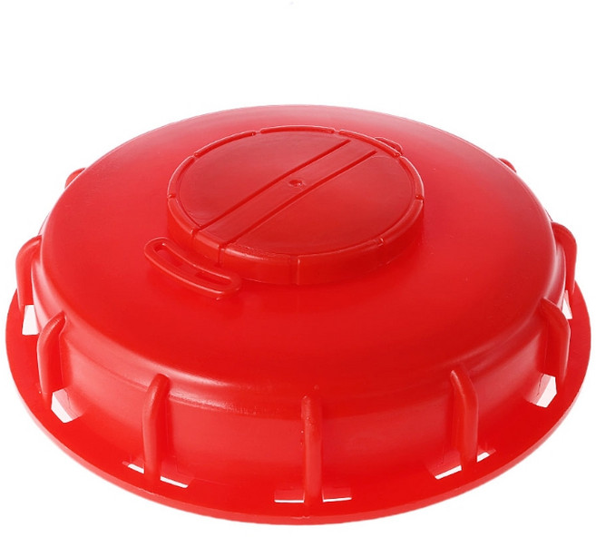 275-330 갤런 IBC 토트 탱크 커버 뚜껑 뚜껑 캡 163mm 호흡 커버 뚜껑, 빨간색, 1개