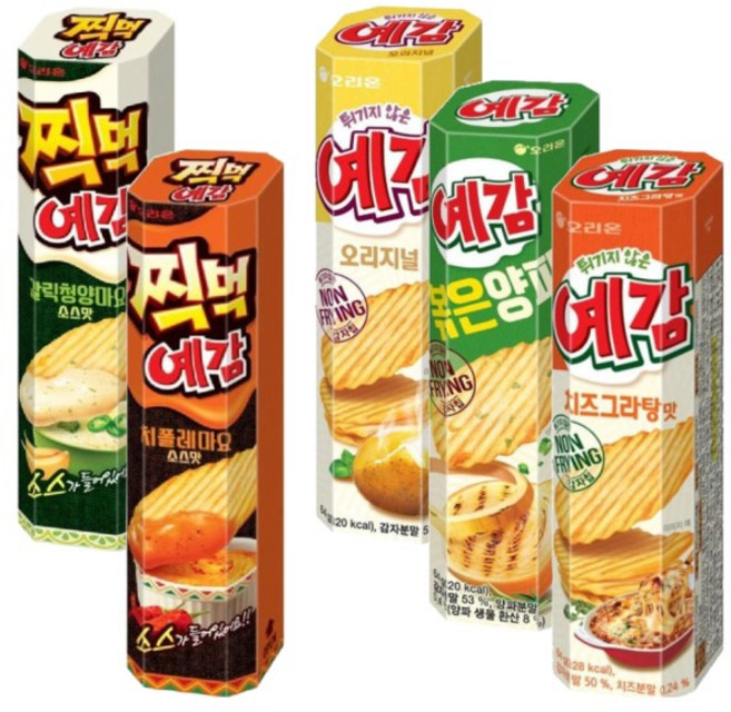 오리온 예감3종 오리지널 볶은양파 치즈그라탕 + 찍먹예감2종 갈릭청양마요 치폴레마요, 2개, 344g