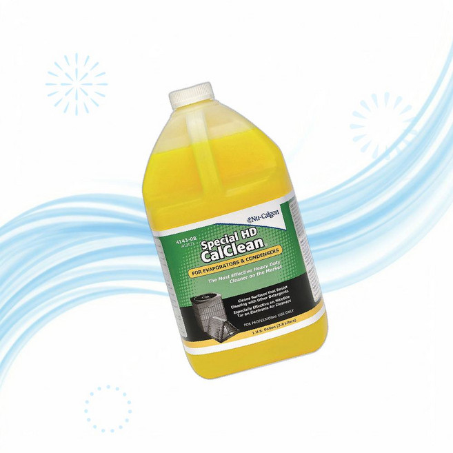 Nu-Calgon 뉴칼곤 에어컨 세정제 세척제 4143-08 에바포레이터 클리너 1갤런 청소용 RE, 1개