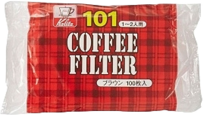 Kalita 扇形咖啡濾紙102 (2-4人用) 100枚入, 1個
