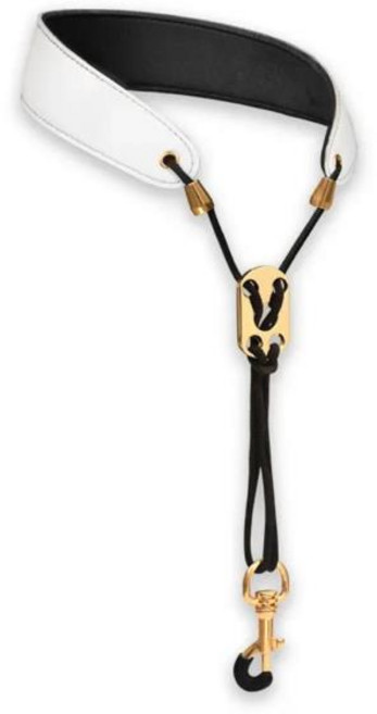 소프라노 테너 알토 바리톤 색소폰용 가죽 목 스트랩 도구 베이스 클라리넷 영어 혼 바순 오보에, 01 White, 01 CHINA, 한개옵션2