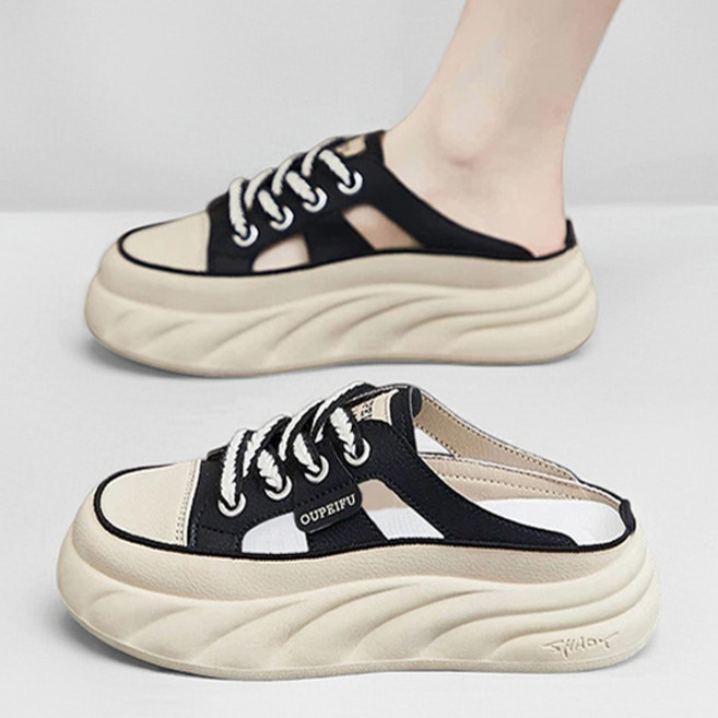 Modern Fashion 여성 발편한 뮬 운동화 통기성 슬리퍼