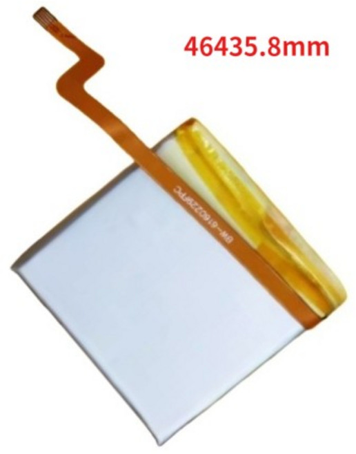 아이팟 클래식 6.7비디오 5 5.5용 얇은 업그레이드 교체 2000mAh 사각 배터리, 01 2Pcs 46435.8mm