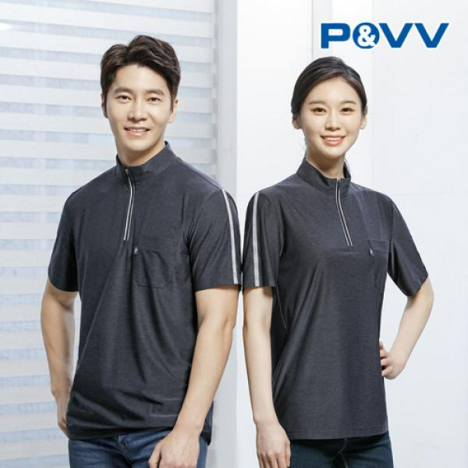 유니폼 파브 TS-2103 반팔티 작업복 단체복 배달 택배 조선소 건축 근무복 회사복