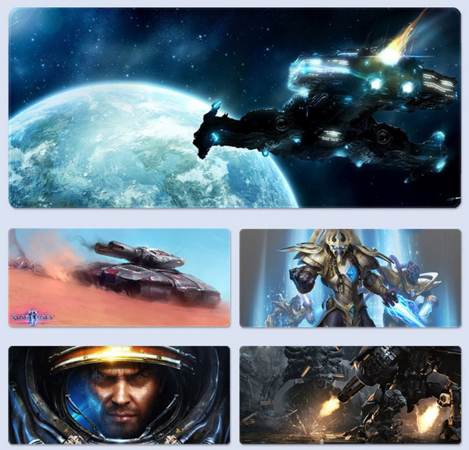 스타크래프트 게이밍장패드 2XL 900x400x4mm_ 20259777EA, GA스타_02 2XL, 1개