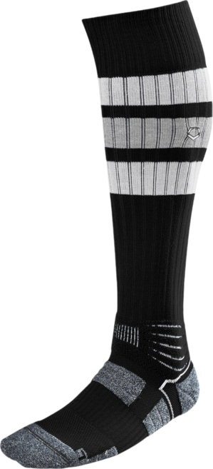 이보쉴드 양말 장목 롱 스타킹 스트라이프 WB60105, 1개, 블랙