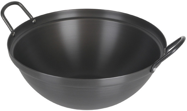 경질 볶음 대형 튀김솥 업소용 닭튀김 큰냄비 식당 분식 조리, 1개, 경질 볶음/튀김솥, 45cm