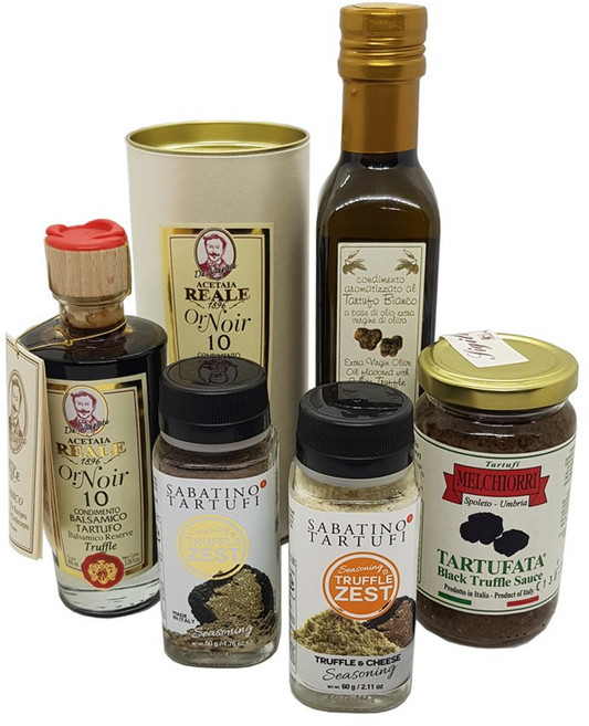 이탈리아 트러플 명가 트러플(송로버섯) 발사믹 올리브오일 소스 시즈닝 식재료 5종 스페셜 패키지, 60g