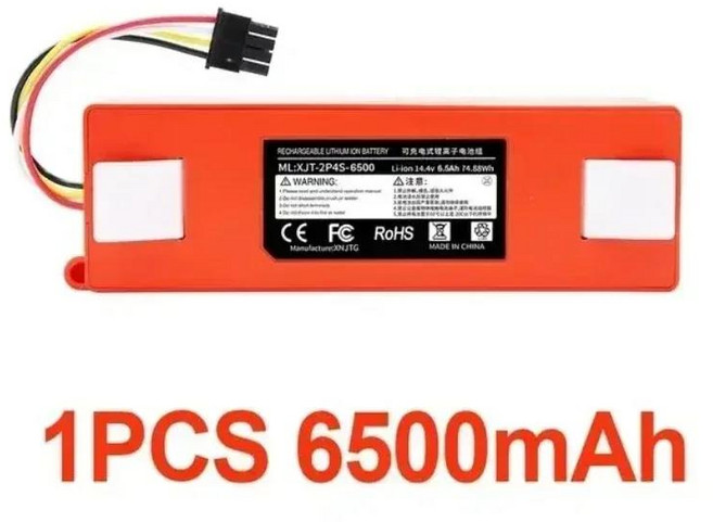 Roborock 교체 배터리 Roborock S6 S7 MaxV Q5 Q7 MAX 로봇 진공 청소기 액세서리 부품 2025 4.4V 9800mAh, [03] 1PC 6500mAh