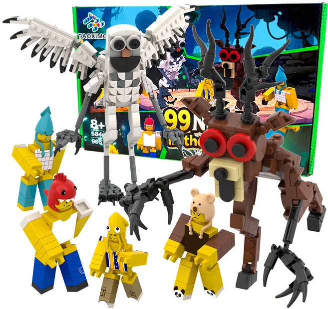 KC인증 99일 나이트 인더 포레스트 6종 블록 사슴 올빼미 아이들 b1201, 1개