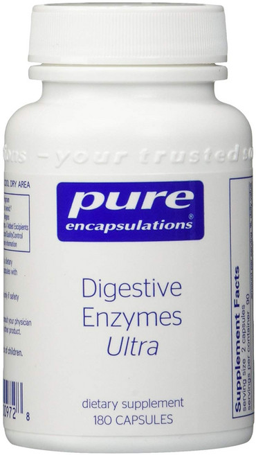 Pure Encapsulations 酵素膠囊, 180顆, 1罐