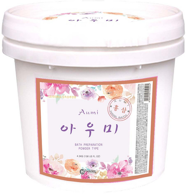 홍삼 아우미 대용량 입욕제 족욕제 (샵/가정용), 4.5kg, 1개
