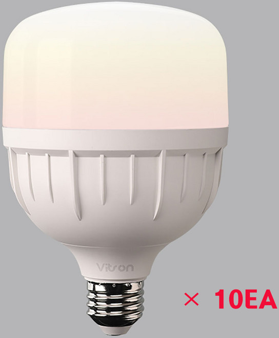 비츠온 LED T-벌브 30W E26, 전구색, 10개