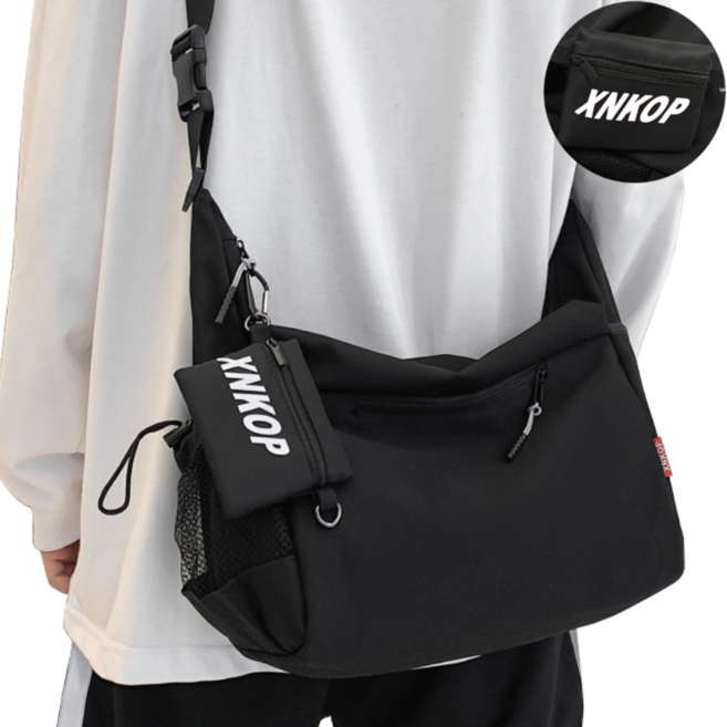 XNKOP 커플 노트북 여행 메신저백 크로스백 가방