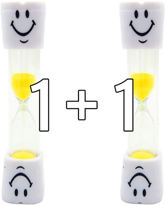 [1+1]리르베르 3분 양치타이머 모래시계, 옐로우