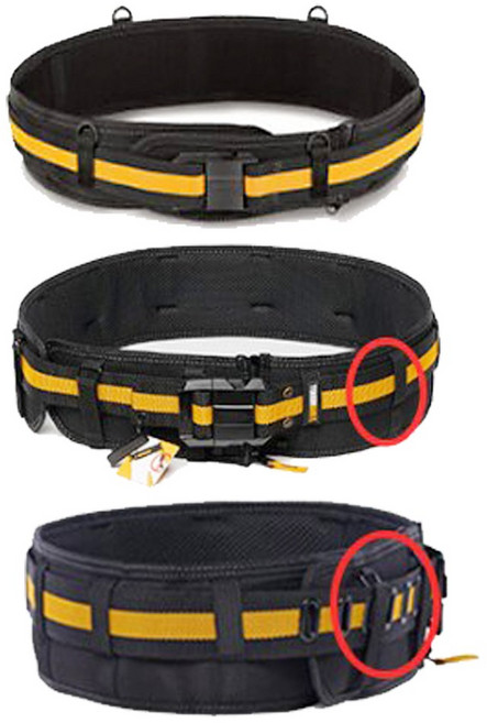 YOTTACUBE _ 터프빌트 작업용벨트 TB-CT-41 TB-CT-41P TB-CT-40P 중 택1 프리미엄 공구벨트 우수한 내구성 클립방식 허리보호패드, 1개