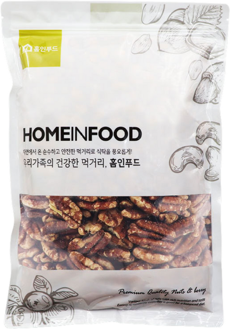 홈인푸드 구운피칸, 2개, 1kg