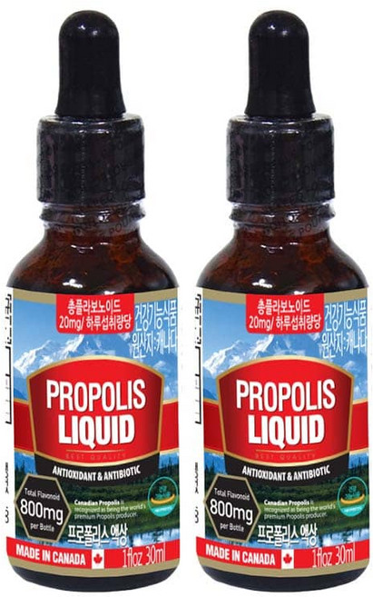 통라이프-플라보노이드800mg- 프로폴리스액상30ml-구강 향균작용 항산화에도움-2병, 2개, 30ml