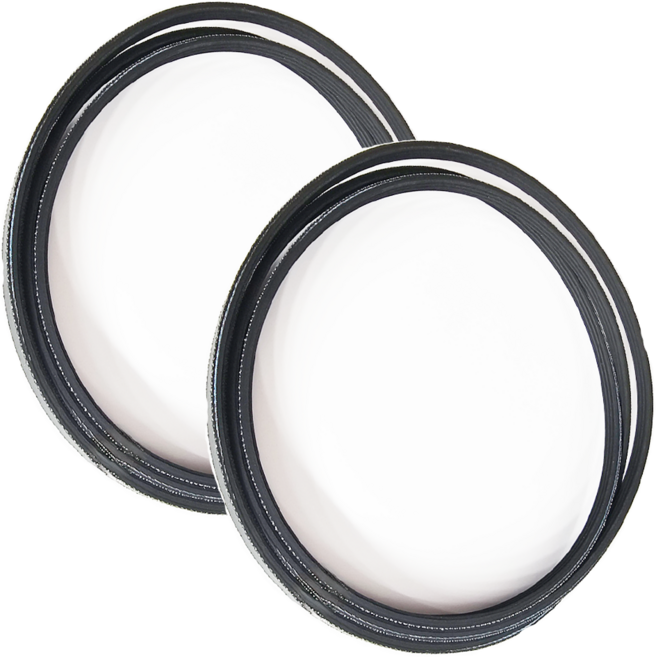 [세계필터] 호환 히츠 전용 미니건조기 벨트, 2개, 히츠 HD-400GE 검정플랫벨트