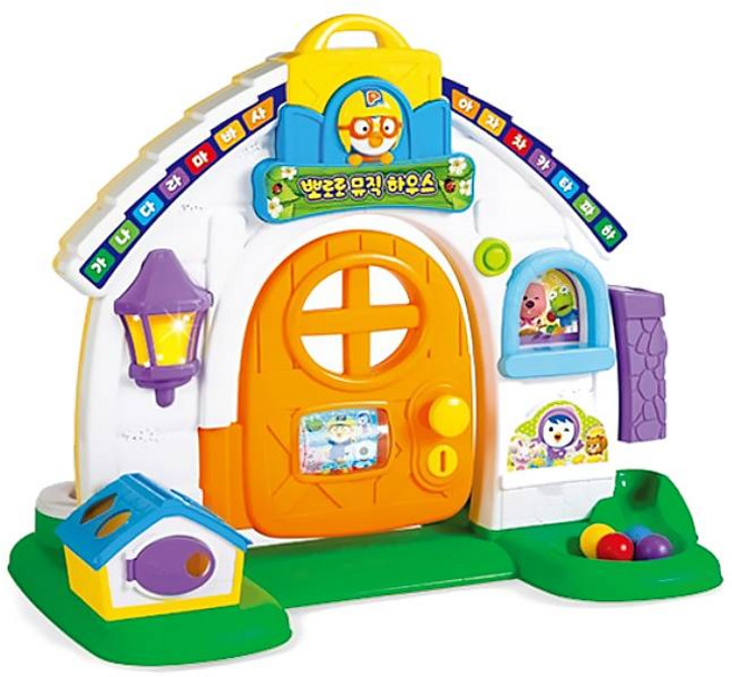 뽀로로 뮤직 플레이 하우스 멜로디완구, 혼합색상, 1개