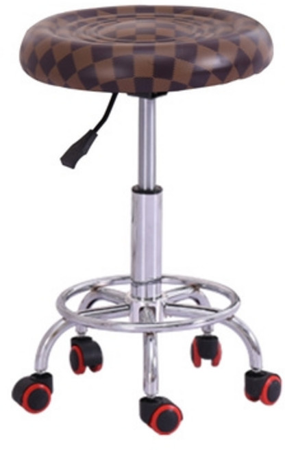 재활 장비 PT 의자 유압 리프팅 수술 둥근 의자 간호사 의자 바퀴가있는 회전 의자-121177, 옵션01, 1개