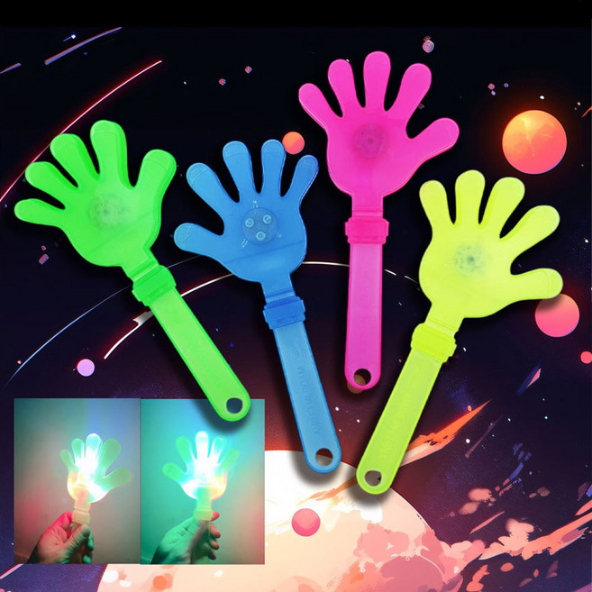 반짝반짝 LED 불빛 짝짝이 응원봉 콘서트 야외 캠핑 놀이 야광봉 불빛봉, 12개, 균일혼합