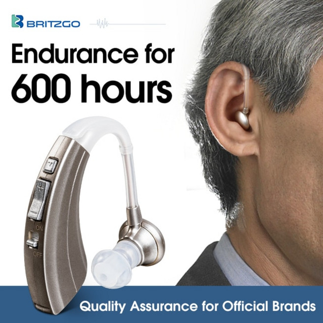 음질좋은 진공관앰프 진공관오디오앰프 블루투스 가정용 Brizgo 보청기 디지털 Bha220 청력 손실 환자용 500 시간 배터리 수명 파란색 또는 은색, 1.220Silver, 1.220Silver