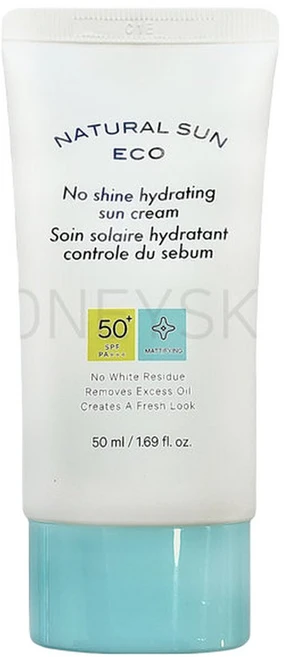 더페이스샵 내추럴 선 에코 피지잡는 수분 선 50ml, 1개 - 쿠팡