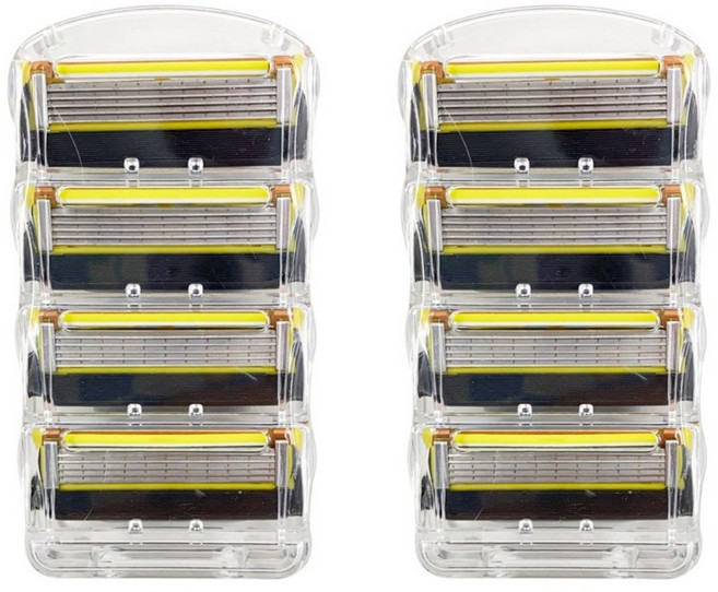 질레트 프로쉴드 옐로우 호환 면도날, 2개, 4개입