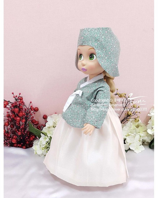 [이메일발송] 조바위 베이비돌인형옷도안 베베미니옷장 베이비돌 인형옷만들기 인형옷패턴, 1개