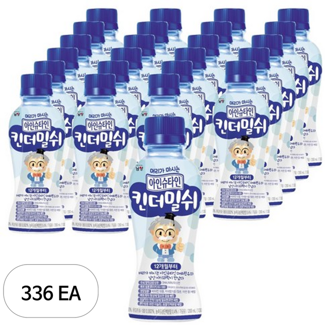 아인슈타인 킨더밀쉬, 200ml, 336개