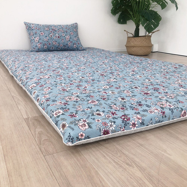 100% 국내생산 사계절 누빔 요커버(블라썸), 블라썸 블루