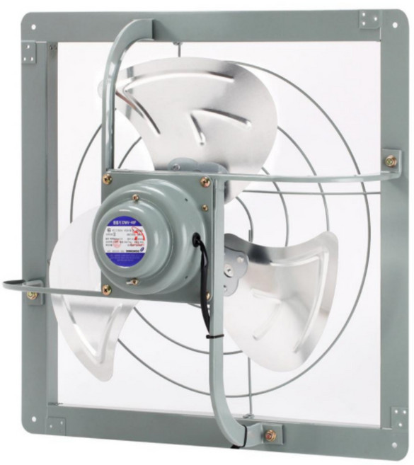 산업용환풍기 DWV-40DRF(외형크기500*500mm 설치규격432*432mm)220V/130W 전원플러그없음, 1개