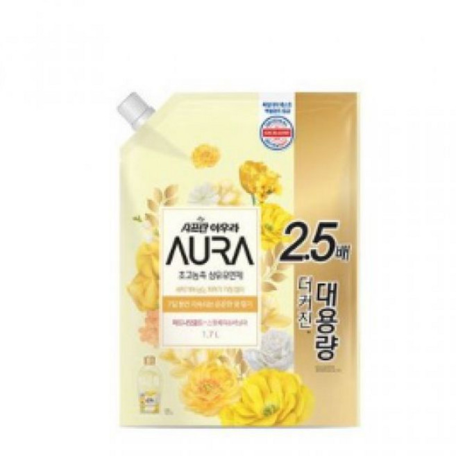 아우라 섬유유연제 미드나잇 1.7L x 8개, 상세페이지 참조