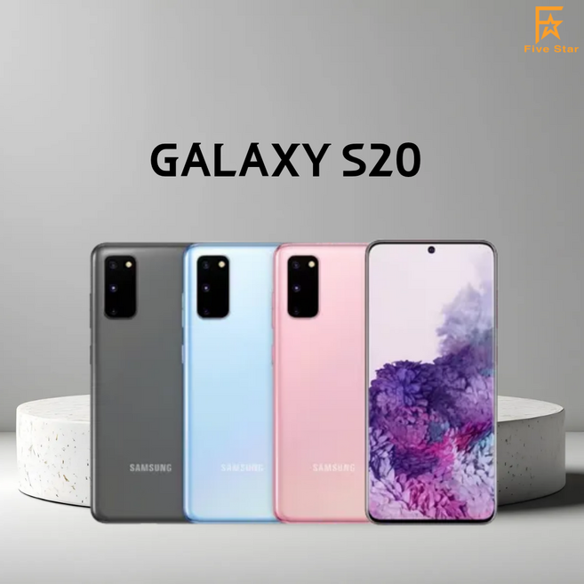 삼성 갤럭시 S20 5G 중고폰 공기계 알뜰폰 자급제 학생폰 유치원생폰 G981 업무용폰 직장인폰 배달용폰, 128GB, 클라우드 핑크 파손폰