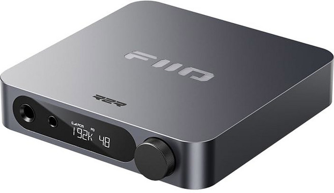 Fiio K11 데스크탑 1400W 파워 밸런스 헤드폰 DAC 및 앰프 384kHz / 24비트 DSD256 가정용 오디오 PC 6.35mm 4.4mm /RCA Coaxial Op, 티타늄