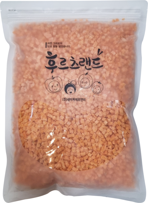 [크랍스] 냉동 당근다이스, 1개, 1kg