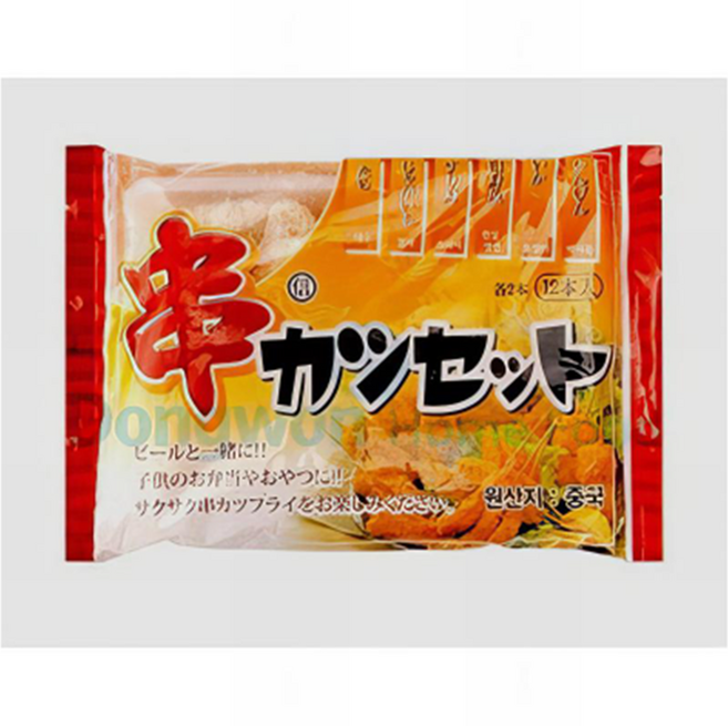 모노 쿠시까스세트 (모듬튀김꼬치), 360g, 1개