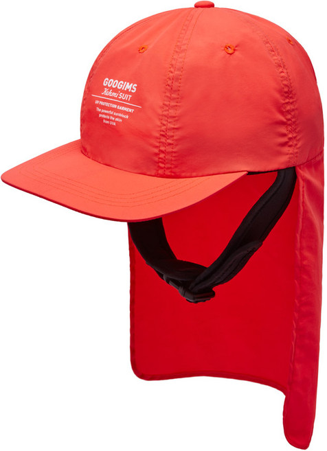 [UV차단/방수]구김스 바캉스 물놀이 넥커버 캡 서핑 서프, 오렌지(ORANGE)